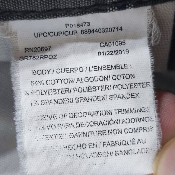 Dickies flat front lightweight shorts men's size 32 grey white chequered - Picture 7 of 13